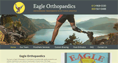 Desktop Screenshot of eagleorthopaedics.com